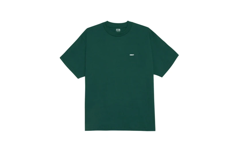 Obey Art Studio Flowers Classic Ανδρικό Κοντομάνικο T-Shirt Κυπαρισσί