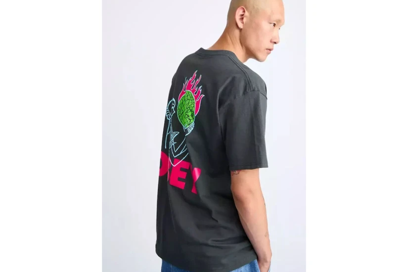 Obey World In Flames Classic Ανδρικό Κοντομάνικο T-Shirt