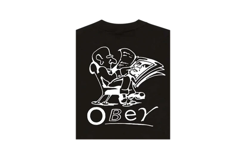 Obey Reader Classic Ανδρικό Κοντομάνικο T-Shirt Μαύρο