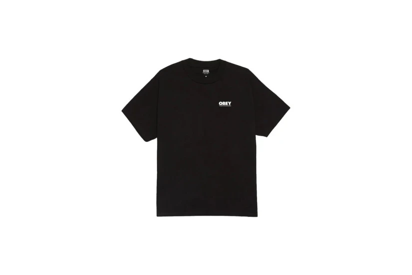 Obey Global Systems Classic Ανδρικό Κοντομάνικο T-Shirt Μαύρο, Λευκό, Διάφορα Χρώματα