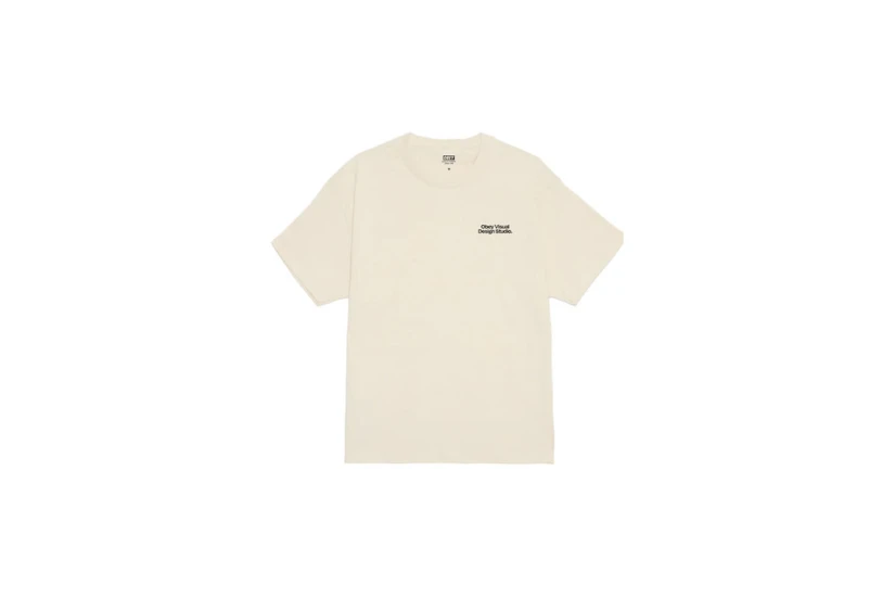 Obey Visual Design Studio Classic Ανδρικό Κοντομάνικο T-Shirt Εκρού, Διάφορα Χρώματα