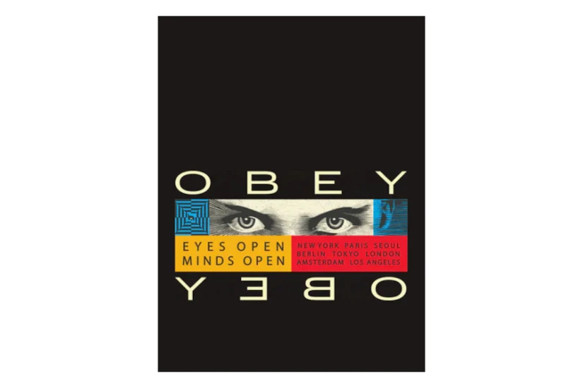 Obey Eyes Open Classic Ανδρικό Κοντομάνικο T-Shirt Μαύρο