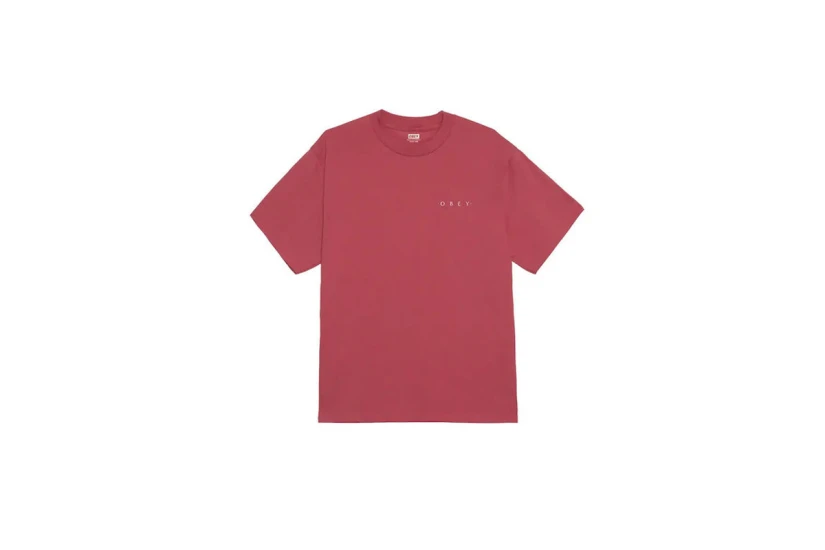 Obey Architecture Of The Uni Classic Ανδρικό Κοντομάνικο T-Shirt Κόκκινο