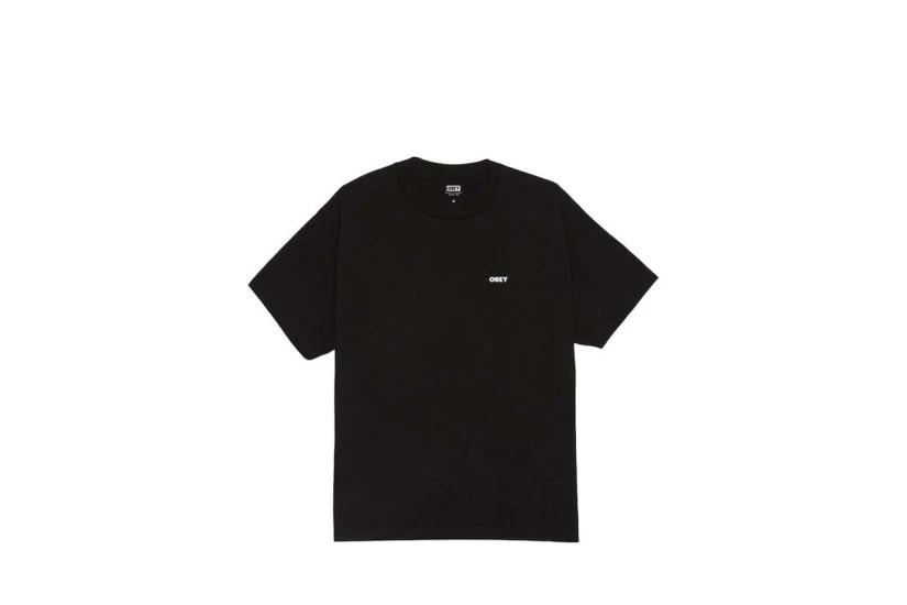 Obey The Medium Is The Message Classic Ανδρικό Κοντομάνικο T-Shirt Μαύρο