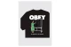 Obey I Will Classic Ανδρικό Κοντομάνικο T-Shirt Μαύρο, Λευκό, Πράσινο, Γκρι