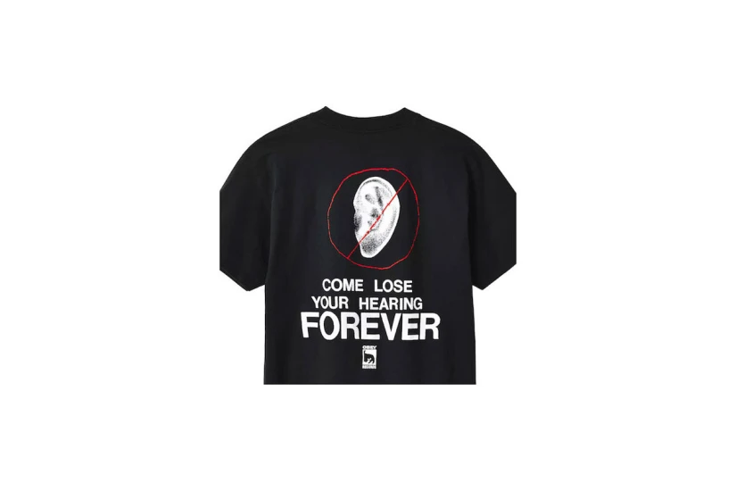 Obey Come Lose Your Hearing Classic Ανδρικό Κοντομάνικο T-Shirt Μαύρο