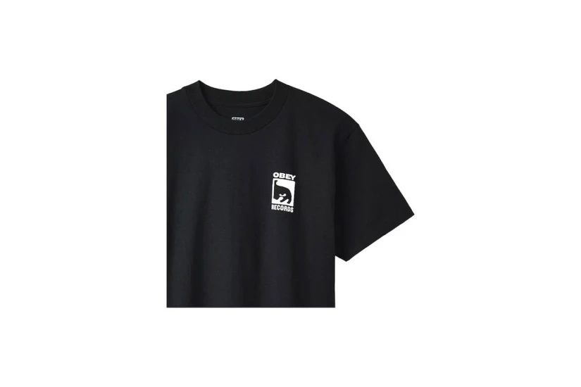 Obey Come Lose Your Hearing Classic Ανδρικό Κοντομάνικο T-Shirt Μαύρο