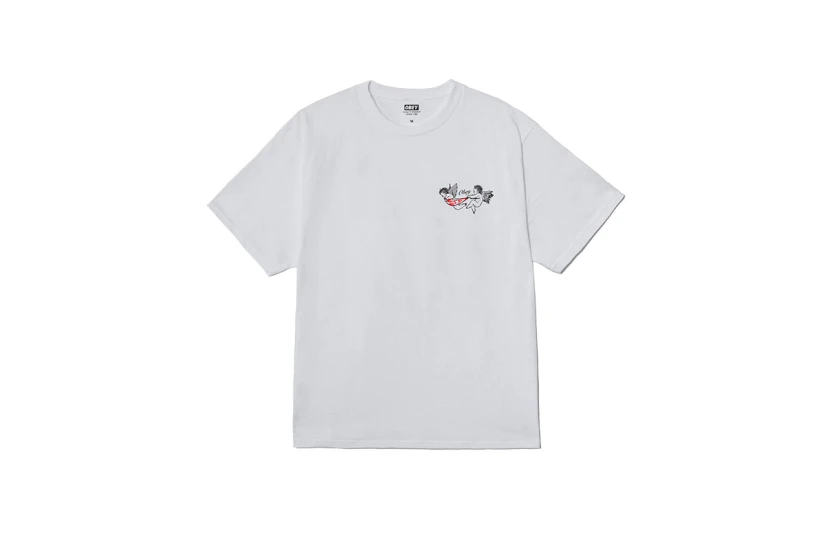 Obey No Love Lost Classic Ανδρικό Κοντομάνικο T-Shirt Λευκό