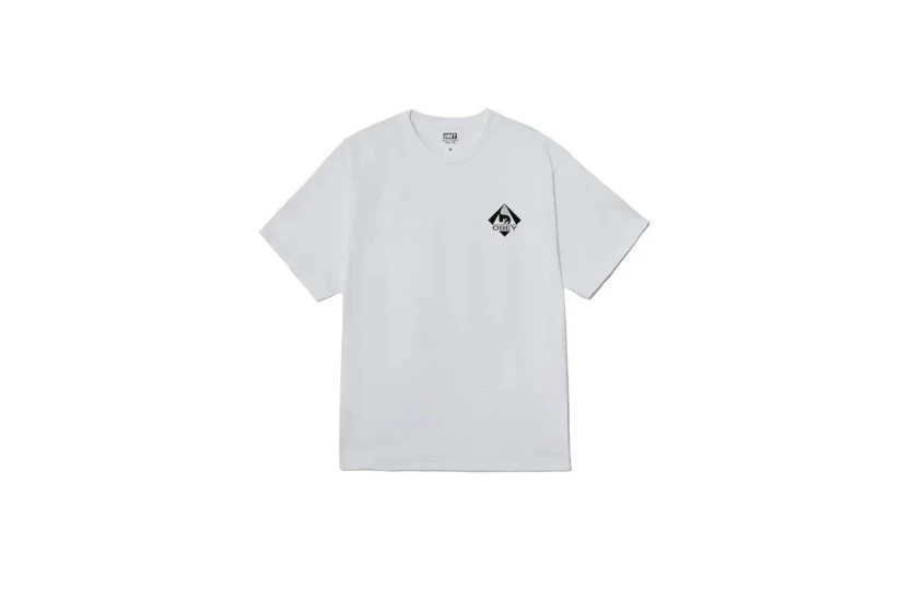 Obey Icon Pyramid Classic Ανδρικό Κοντομάνικο T-Shirt Λευκό