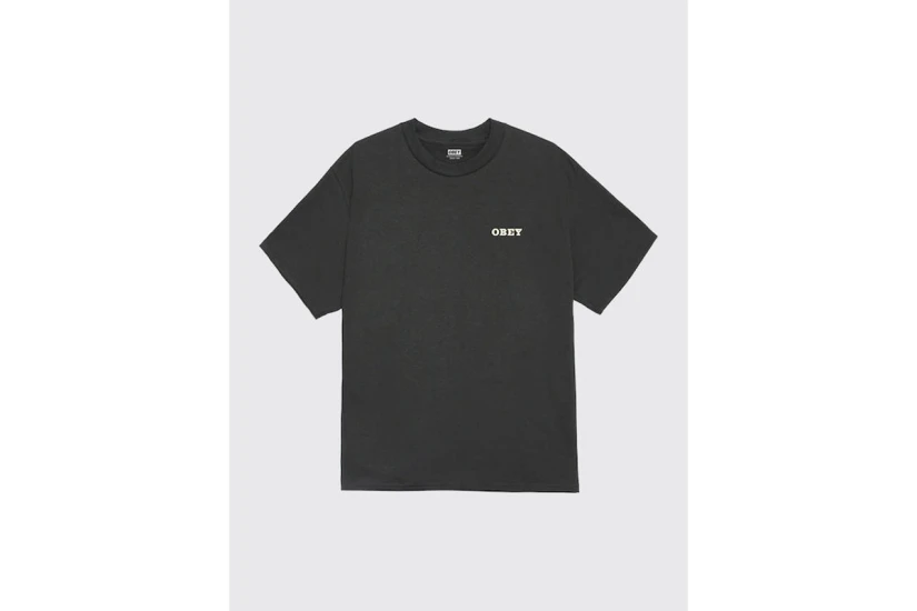 Obey Savage Sounds Leopard Classic Ανδρικό Κοντομάνικο T-Shirt Μαύρο