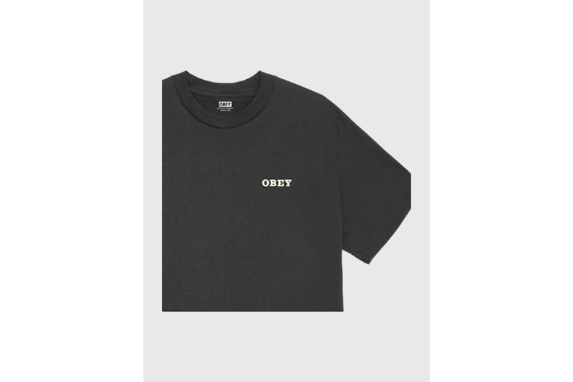 Obey Savage Sounds Leopard Classic Ανδρικό Κοντομάνικο T-Shirt Μαύρο