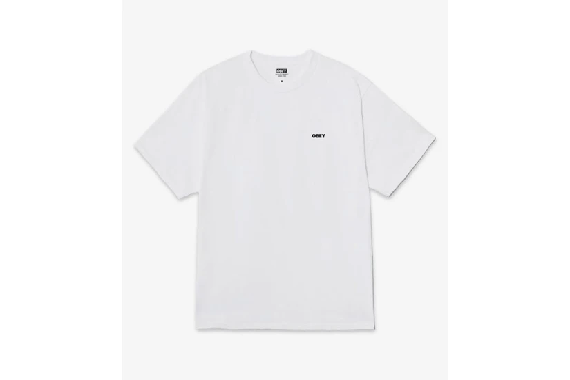 Obey Psy-Ops Manifesto Classic Ανδρικό Κοντομάνικο T-Shirt Λευκό