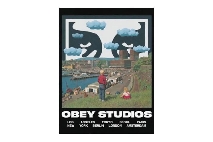 Obey Sky Face Heavyweight Ανδρικό Κοντομάνικο T-Shirt Μαύρο, Διάφορα Χρώματα