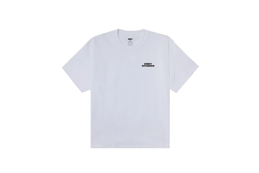 Obey Sky Face Heavyweight Ανδρικό Κοντομάνικο T-Shirt Λευκό, Διάφορα Χρώματα