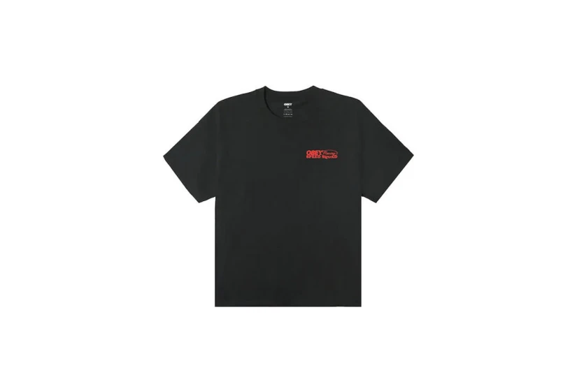 Obey Speed Squad Heavyweight Ανδρικό Κοντομάνικο T-Shirt Μαύρο