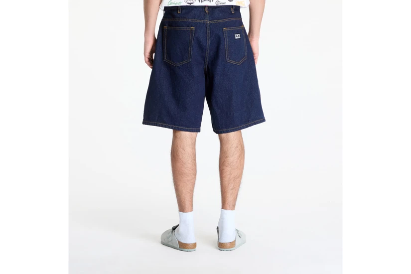 Obey Classic Ανδρική Βερμούδα Τζιν Ίντιγκο