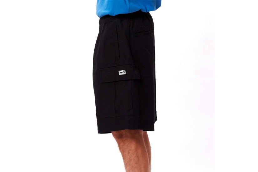 Obey Easy Ripstop Βερμούδα Cargo Ανδρική (172120077 BLACK)