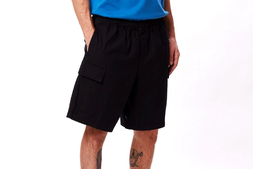Obey Easy Ripstop Βερμούδα Cargo Ανδρική (172120077 BLACK)