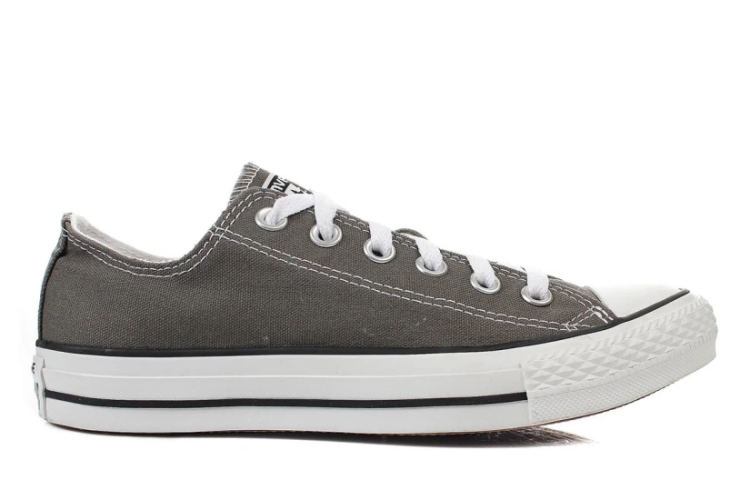 Converse Chuck Taylor All Star Classic Sneakers Γκρι Σκούρο, Λευκά