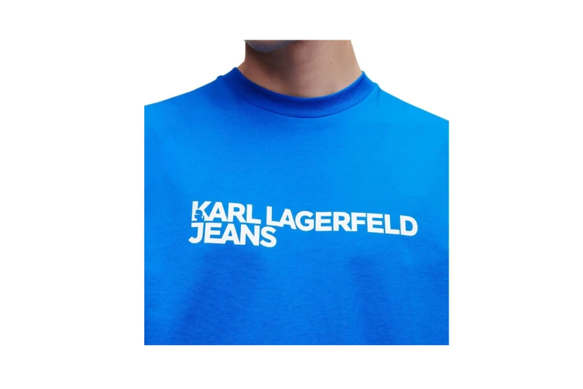 Karl Lagerfeld Ανδρικό Κοντομάνικο T-Shirt Μπλε