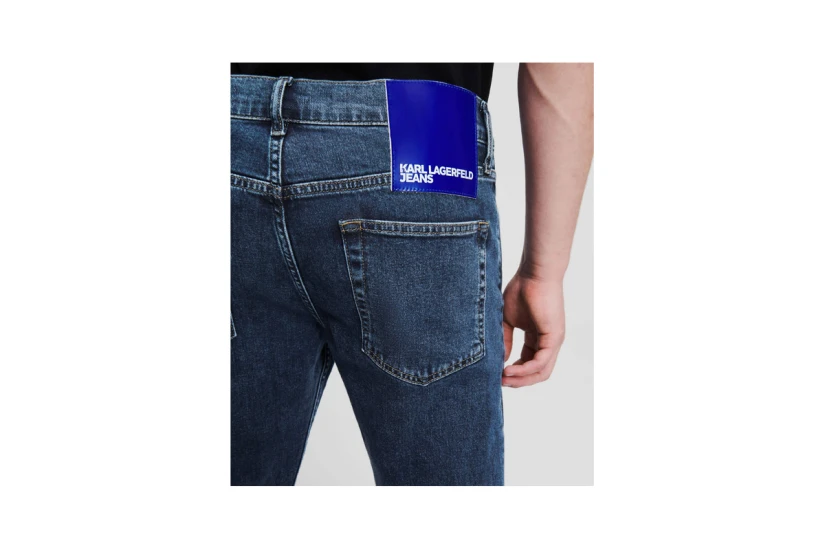 Karl Lagerfeld Straight Denim Ανδρικό Τζιν Παντελόνι Μπλε