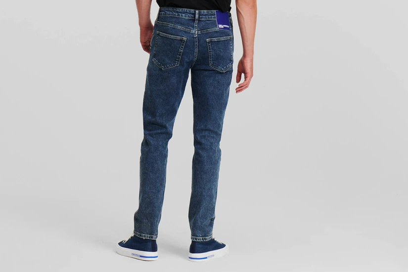 Karl Lagerfeld Slim Denim Ανδρικό Τζιν Παντελόνι Μπλε