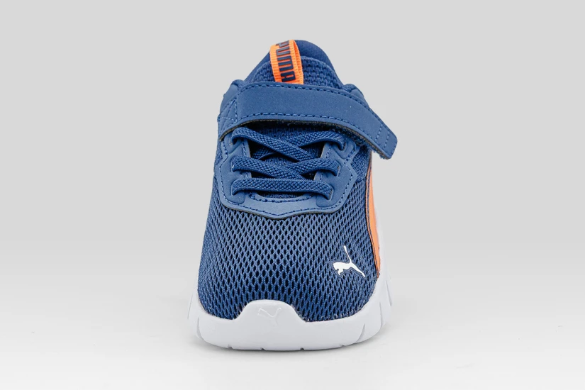 Puma Flexfocus Modern Βρεφικά Sneakers Μπλε Σκούρο, Πορτοκαλί, Λευκά