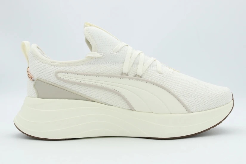 Puma Softride Sabrina Γυναικεία Sneakers Εκρού, Μπεζ, Χρυσά