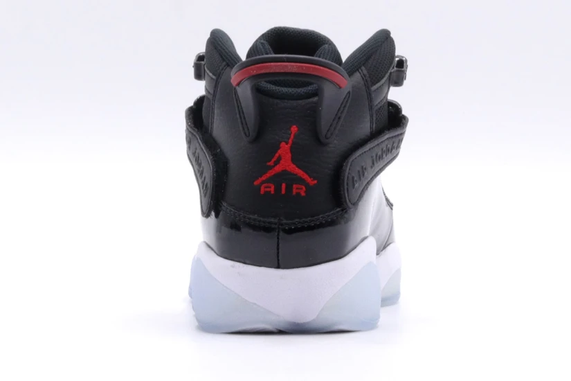 Jordan 6 Rings Παιδικά Μπασκετικά Παπούτσια Μαύρα, Λευκά