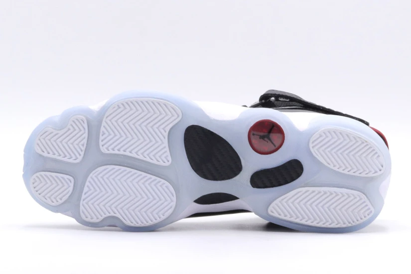 Jordan 6 Rings Παιδικά Μπασκετικά Παπούτσια Μαύρα, Λευκά