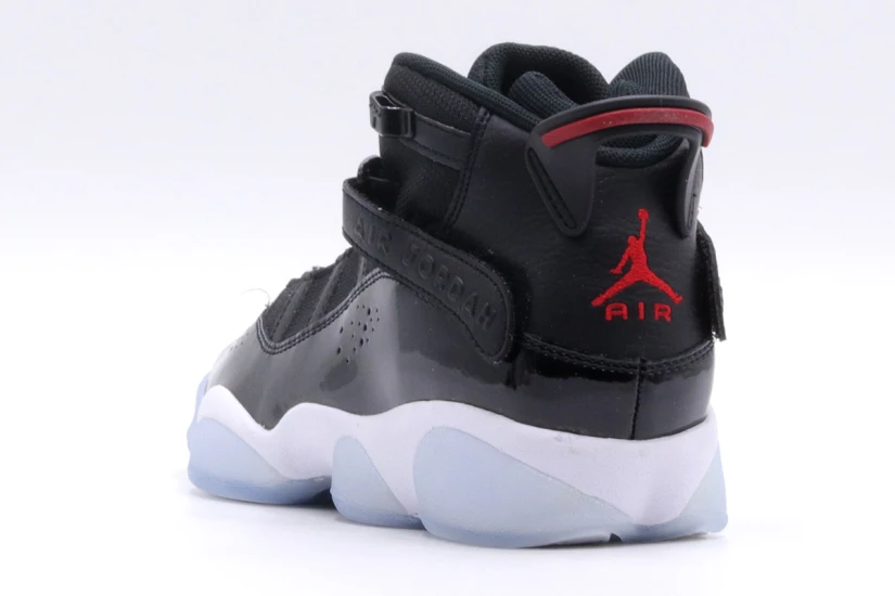 Jordan 6 Rings Παιδικά Μπασκετικά Παπούτσια Μαύρα, Λευκά