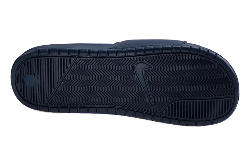 Nike Benassi Just Do It Ανδρικές Παντόφλες Μπλε Σκούρο, Λευκές