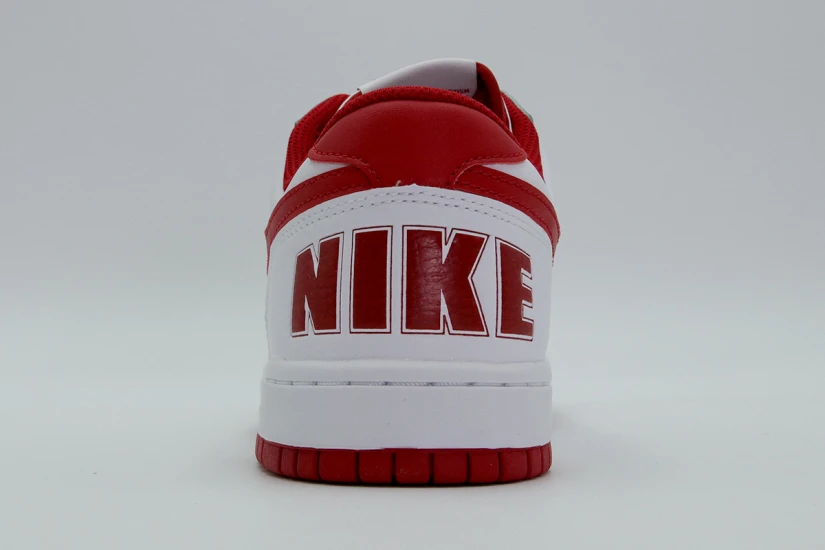 Nike Big Low Ανδρικά Sneakers Λευκά, Κόκκινα