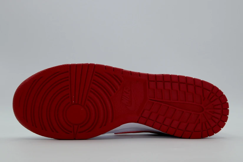 Nike Big Low Ανδρικά Sneakers Λευκά, Κόκκινα