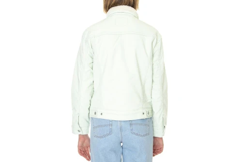 Levi's Ex-Boyfriend Corduroy Sherpa Μπουφάν Τζιν Γυναικείο (361370059)