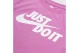 Nike Just Do It Βρεφικό - Παιδικό Κοντομάνικο T-Shirt Ροζ