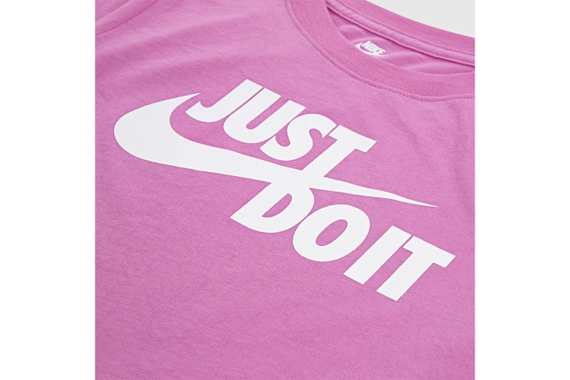 Nike Just Do It Βρεφικό - Παιδικό Κοντομάνικο T-Shirt Ροζ