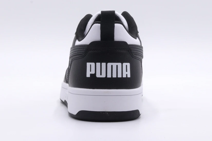 Puma Rebound V6 Low Ανδρικά Sneakers Μαύρα, Λευκά