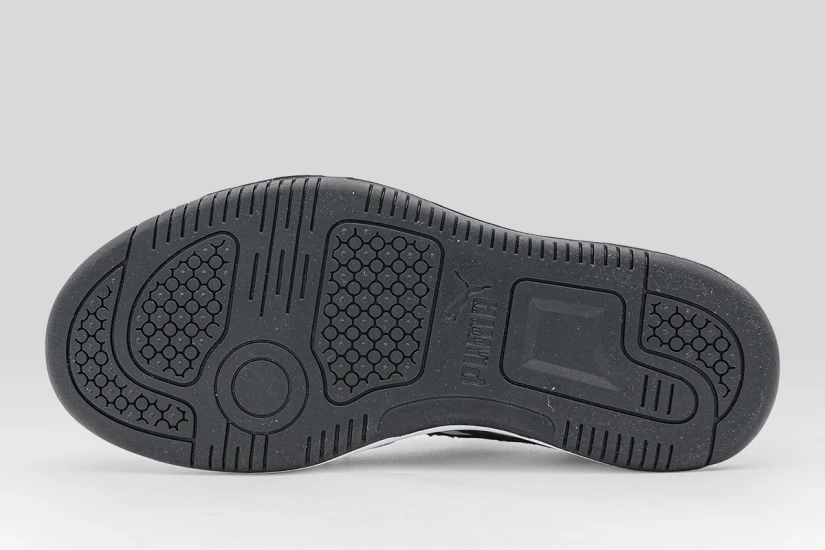 Puma Rebound V6 Low Παιδικά Sneakers Μαύρα, Λευκά