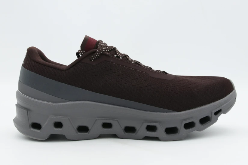 On Cloudmonster 1 Ανδρικά Sneakers Μπορντό, Γκρι Σκούρο, Λευκά