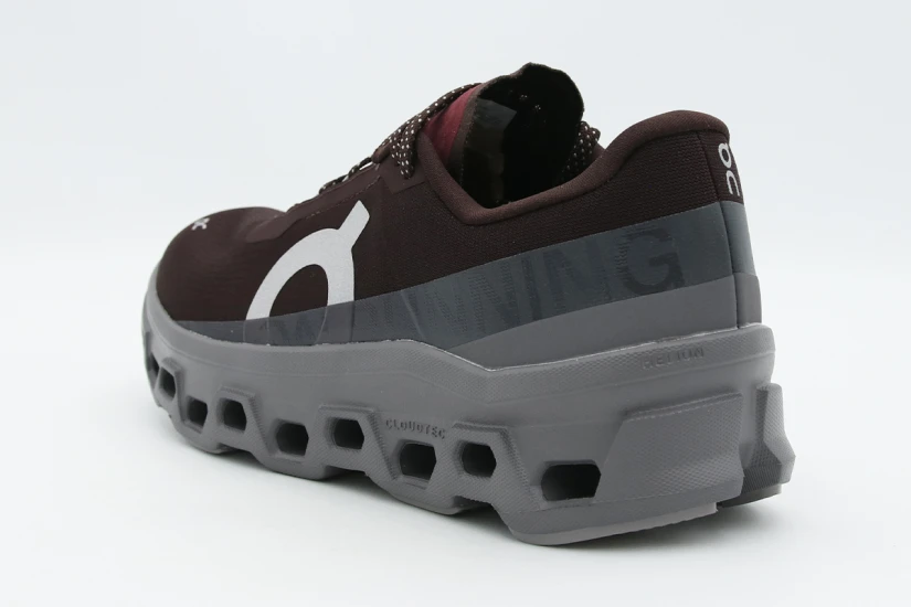 On Cloudmonster 1 Ανδρικά Sneakers Μπορντό, Γκρι Σκούρο, Λευκά