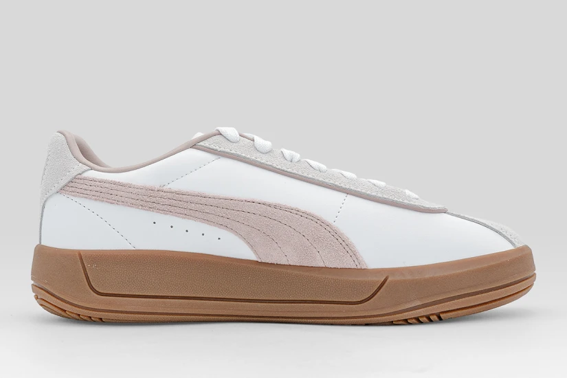 Puma Club Klassika Sneakers Λευκά, Μπεζ