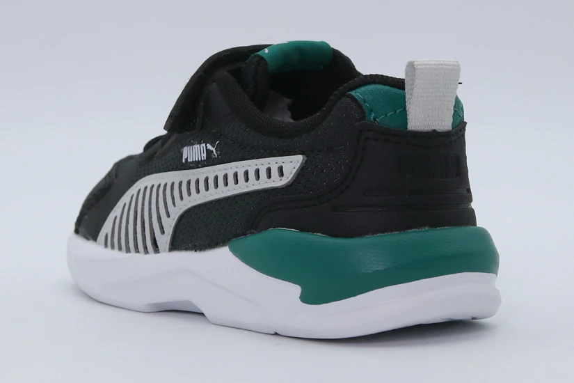 Puma X-Ray 3 Βρεφικά Sneakers Μαύρα, Πράσινα, Γκρι