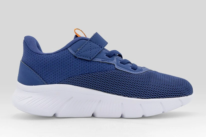 Puma Flexfocus Modern Παιδικά Sneakers Μπλε Σκούρο, Πορτοκαλί, Λευκά