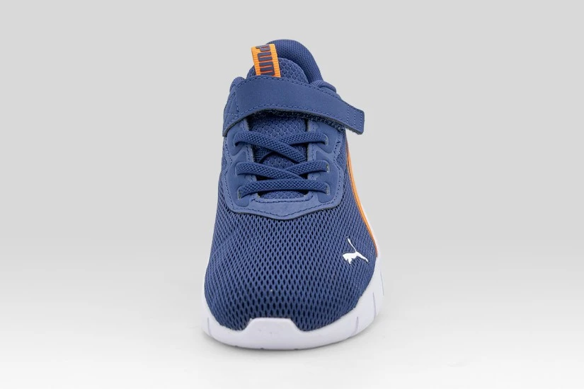 Puma Flexfocus Modern Παιδικά Sneakers Μπλε Σκούρο, Πορτοκαλί, Λευκά