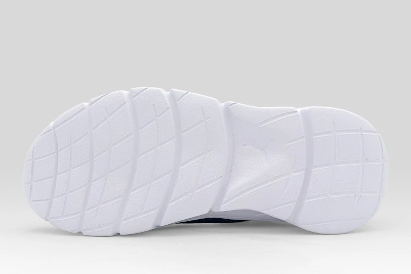 Puma Flexfocus Modern Παιδικά Sneakers Μπλε Σκούρο, Πορτοκαλί, Λευκά