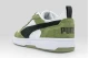 Puma Rebound V6 Low Ανδρικά Sneakers Λαδί, Μαύρα, Λευκά