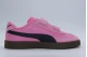 Puma Club II Era Παιδικά Sneakers Φούξια, Μαύρα, Καφέ