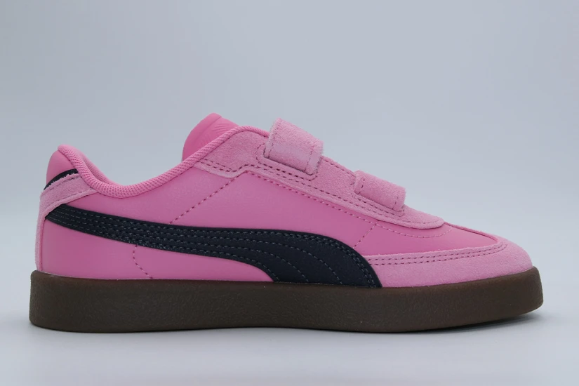 Puma Club II Era Παιδικά Sneakers Φούξια, Μαύρα, Καφέ
