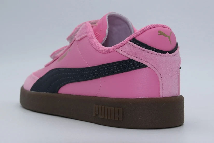 Puma Club II Era Παιδικά Sneakers Φούξια, Μαύρα, Καφέ